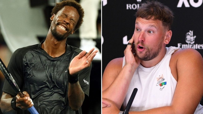 Dylan Alcott and Gael Monfils were hurting after their wins on Saturday.