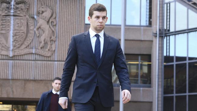 Liverpool football player Jon Flanagan. (Peter Byrne/PA Wire/PA via AP)