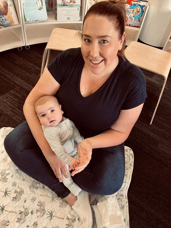 Lisa Lemon, 45, spent years attempting to have a baby through IVF. She was 44 when a short fling led to her falling pregnant with son Lawson. Picture: Supplied