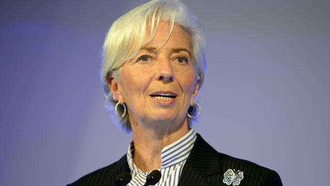 Managing director for the International Monetary Fund Christine Lagarde. Picture: AFP