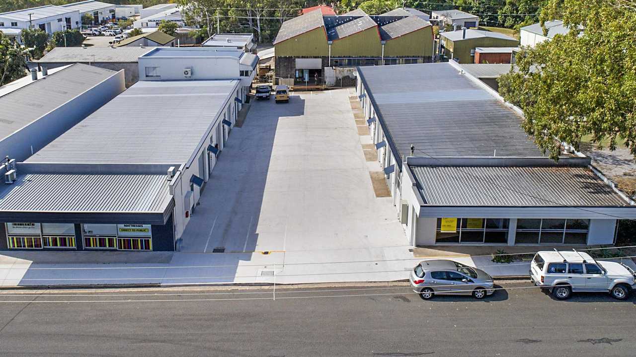 The final two units in a Moffat Beach industrial development have sold at auction for more than $500,000. Picture: Contributed