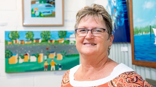 Winner of Gladstone Ports Corporation's 2021 Paint the Port art competition Christine Ward. Picture: Photopia Studio