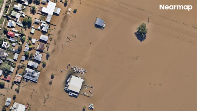 NSW State Emergency Service (SES) issued an “Evacuate Now” warning after Gladstone was drenched in 100mm of rain over one weekend. Picture: Nearmap