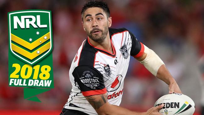 The NRL has finally released the 2018 draw.
