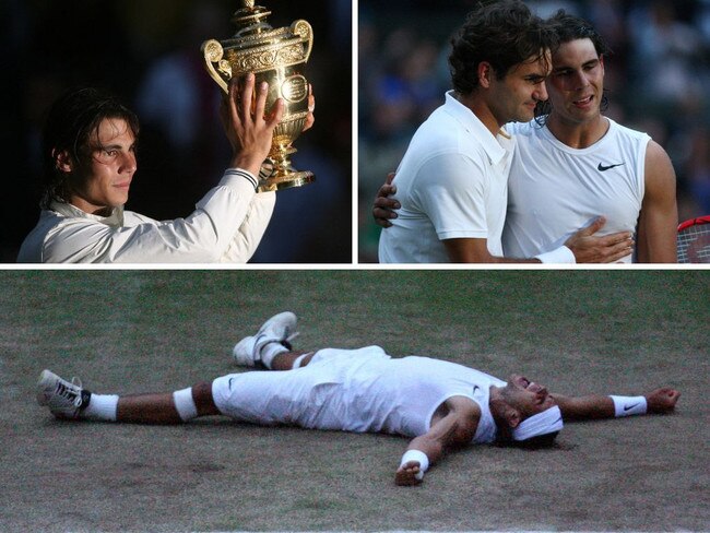 Rafa Nadal and Roger Federer