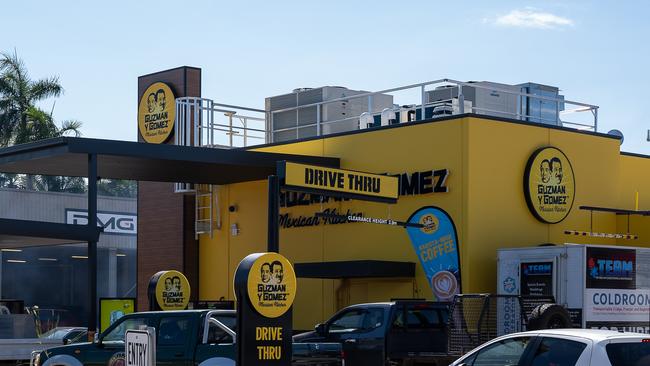 Guzman y Gomez drive thru opens in Stuart Park, Darwin. Picture: Pema Tamang Pakhrin