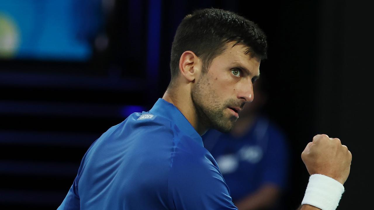 Djokovic is still battling. Pic: Michael Klein