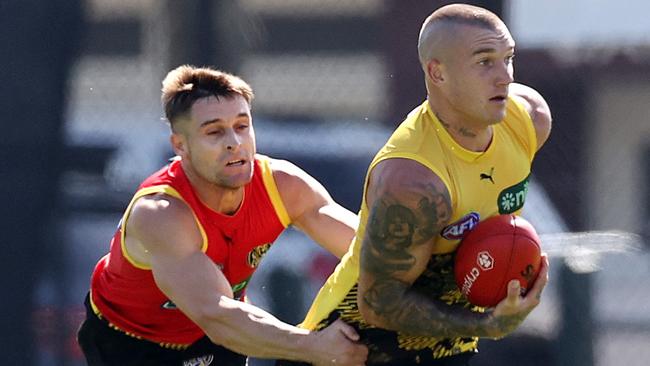 Dustin Martin is set to play as a permanent forward. Picture: Michael Klein