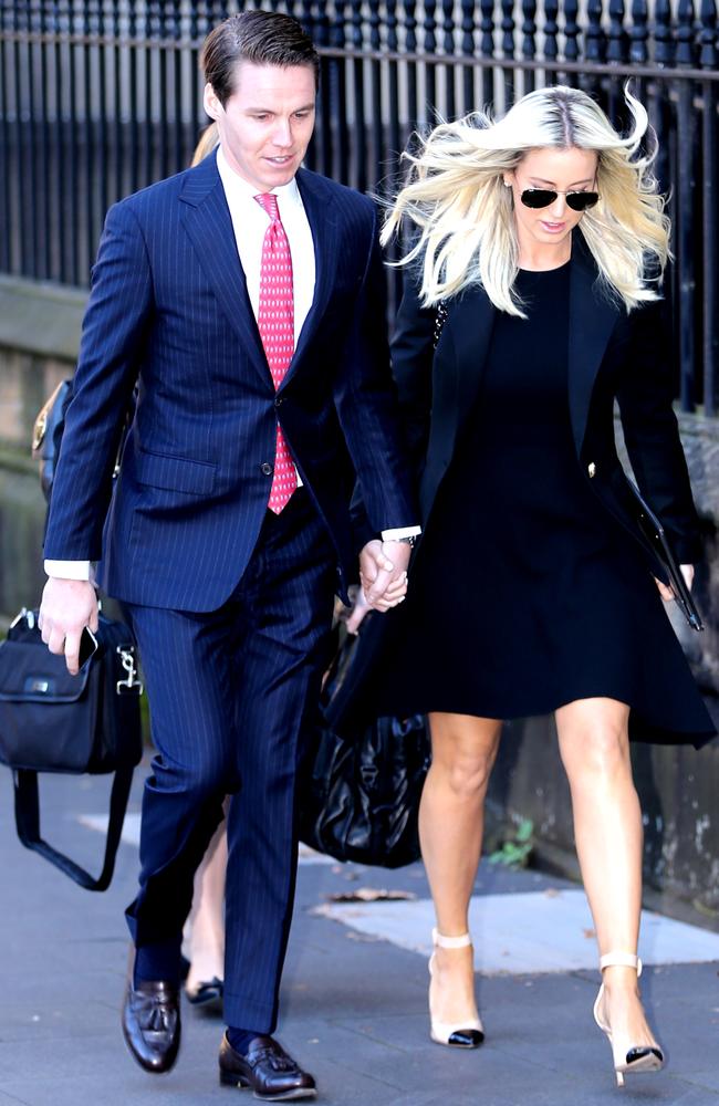 Jacenko wore designer outfits each day of the trial. Picture: John Grainger