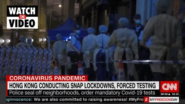 Hong Kong locks down overnight to ward off new wave of COVID-19 (CNN)