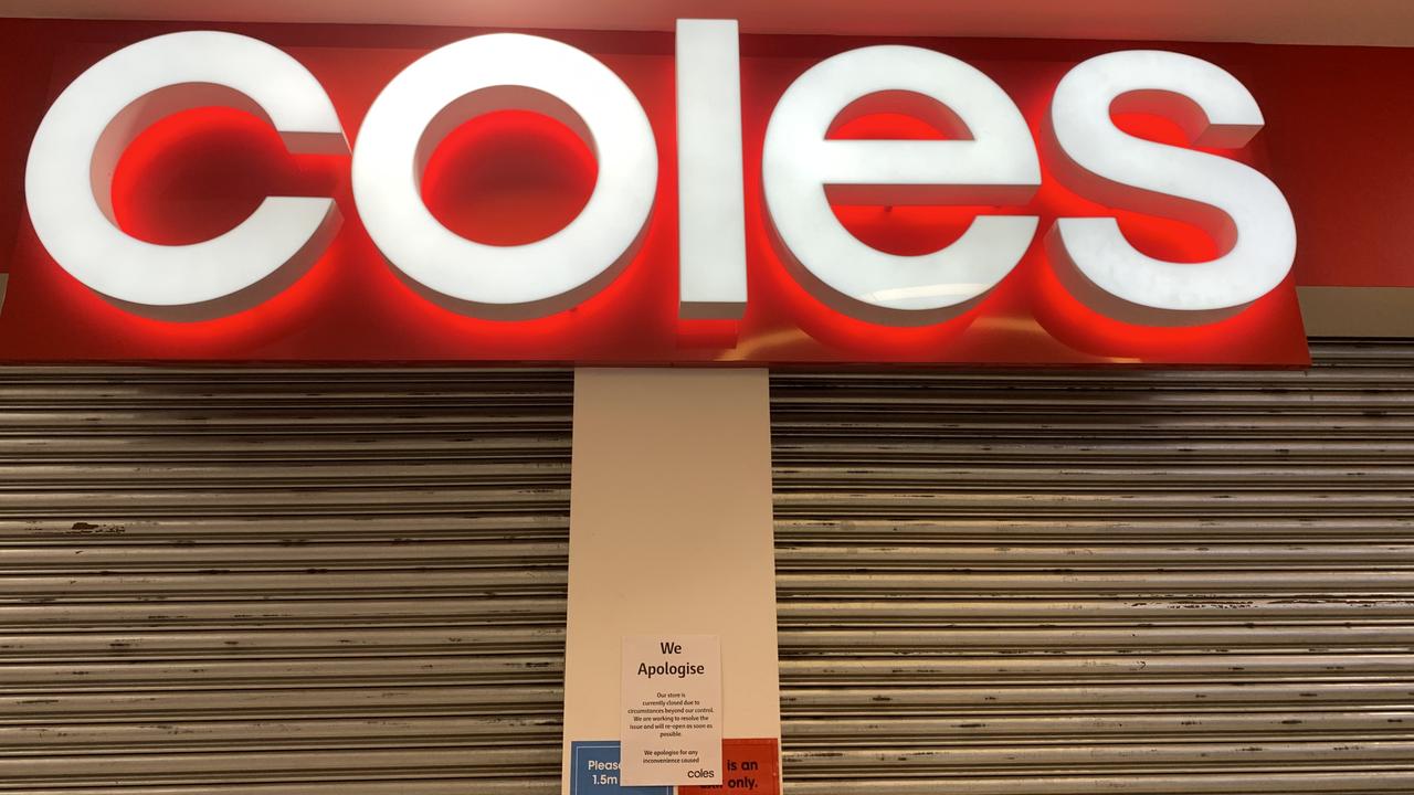 Coles supermarkets reopen after nationwide tech glitch Gold Coast