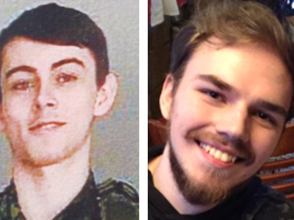 Missing teenagers (from left) Bryer Schmegelsky, 18, and Kam McLeod, 19 from Port Alberni. Picture: Supplied