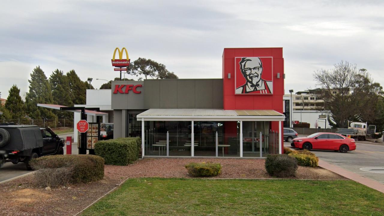 The KFC in Queanbeyan where the knife incident happened. Picture: Google Maps via NCA NewsWire