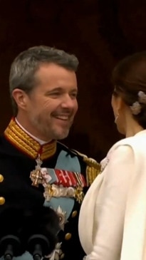 Frederik's first awkward moment as King of Denmark
