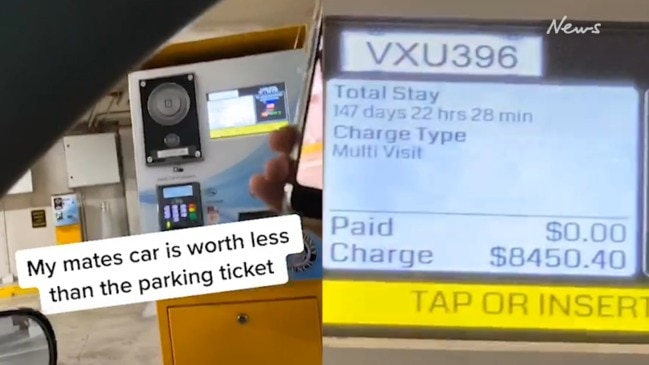 Man's unbelievable $8k parking fine