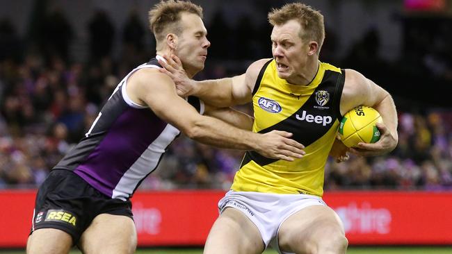 The Tigers are working to lock in Jack Riewoldt beyond 2019. Picture: Michael Klein