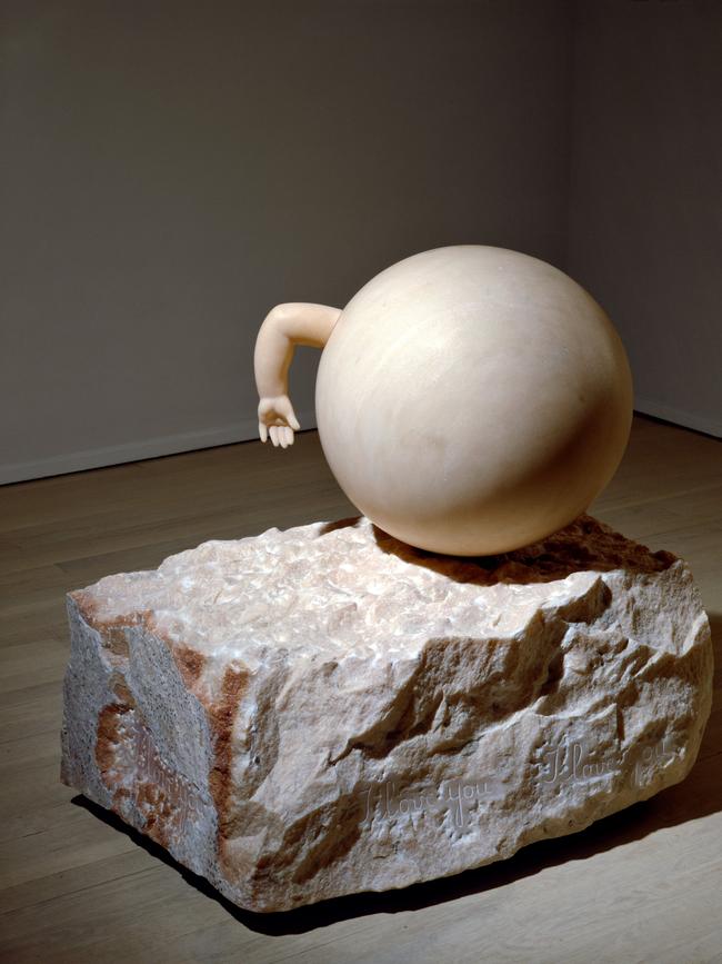 Louise Bourgeois’s Untitled (with Hand), 1989.