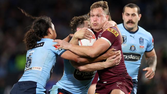 Reuben Cotter on Origin debut. Photo by Cameron Spencer/Getty Images.