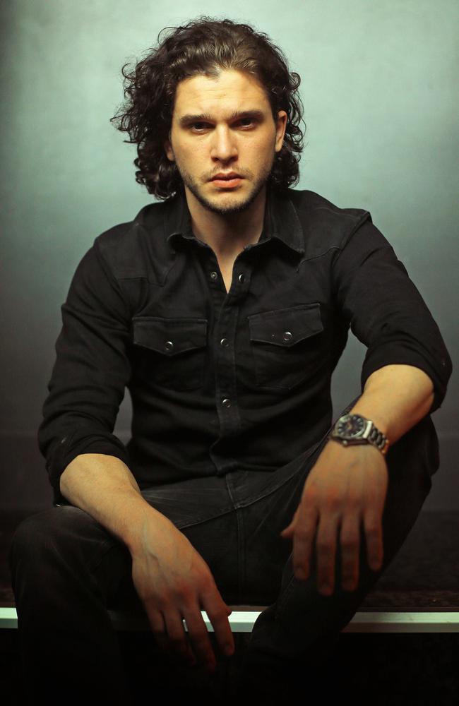 Kit Harington, pictured in Sydney, jokes he “could be out of a job right now”. Picture: Mark Evans