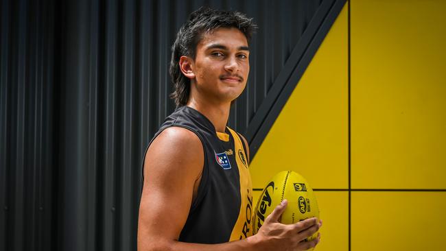 Highly talented Glenelg forward Ashton Moir. Picture: Naomi Jellicoe