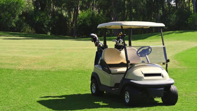 Teenagers used a hired golf cart to cause $4500 worth of damage to Middlemount Golf Course, before mowing down geese local to the course. Picture: File