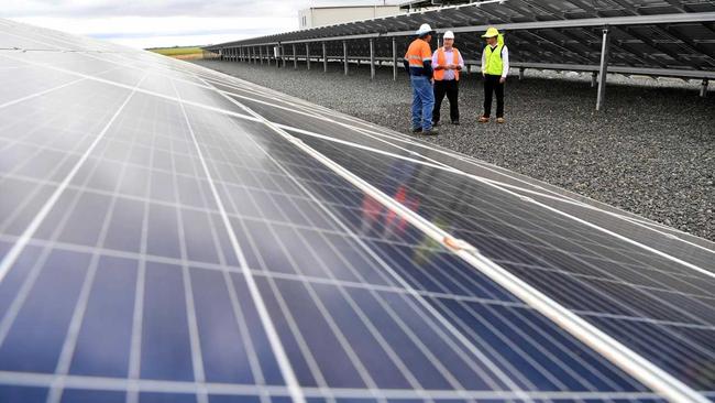 This Gympie letter writer says: Here's a thought: if the governments are so hell bent on using renewable power, why aren't public buildings adorned with solar panels? Picture: Mike Knott BUN020718SOLAR3