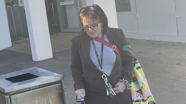 Jasmyne Kadlecik, 52, is seen leaving Sunshine Magistrates' Court on August 15.