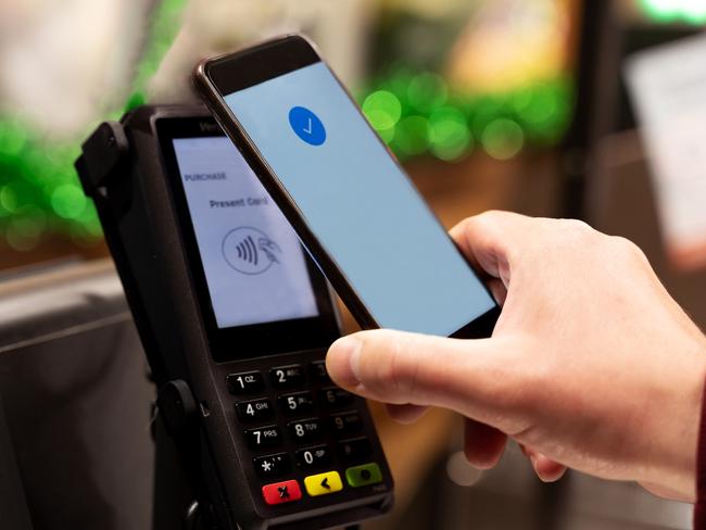 Eftpos Machine at Self Checkout in a supermarket