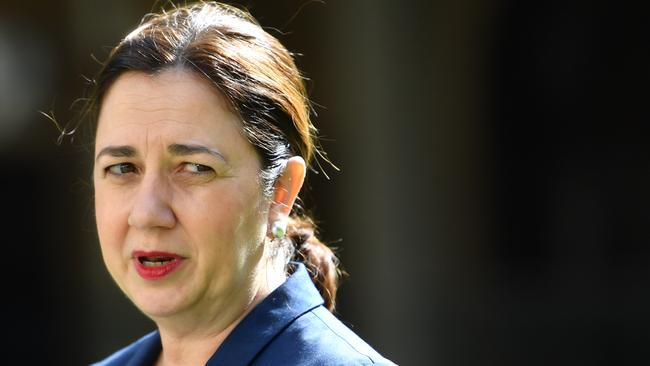 Queensland Premier Annastacia Palaszczuk. (AAP Image/Darren England)