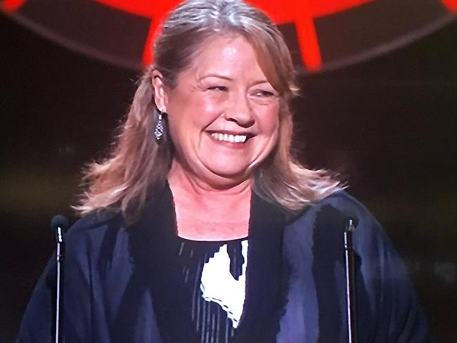 Noni Hazelhurst at the 58th annual TV Week Logie Awards in 2016. Picture: Channel 9