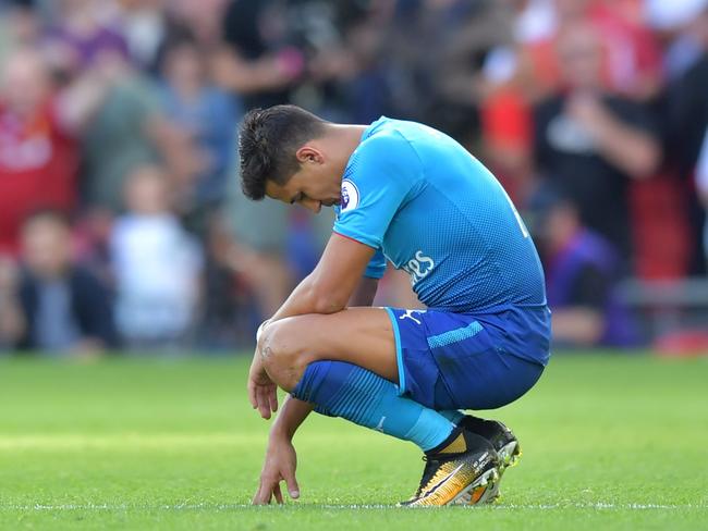 Arsenal's Chilean striker Alexis Sanchez.