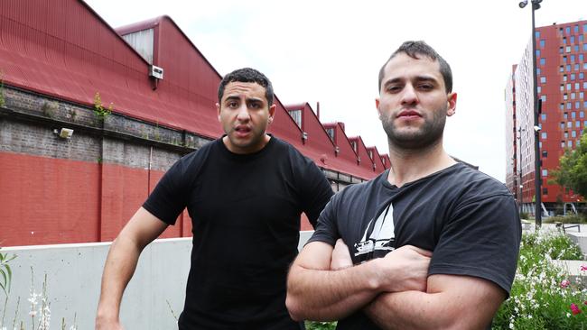 26/10/18: Theo (left) and Nathan Saidden are the brains behind ABC Comedy’s Superwog Picture: John Feder, The Australian.