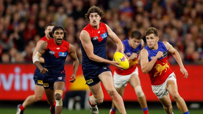 Luke Jackson had little impact against the Lions. Picture: Dylan Burns/AFL Photos