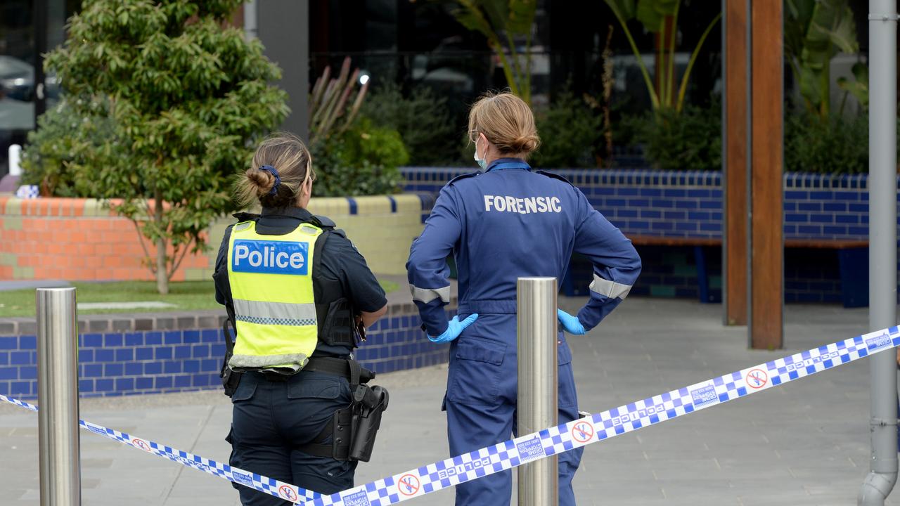 Police are investigating the alleged fatal stabbing. Picture: NewsWire / Andrew Henshaw