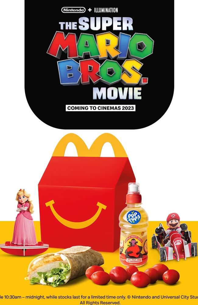 McDonald’s Australia releases Super Mario Bros. Movie Happy Meals toys