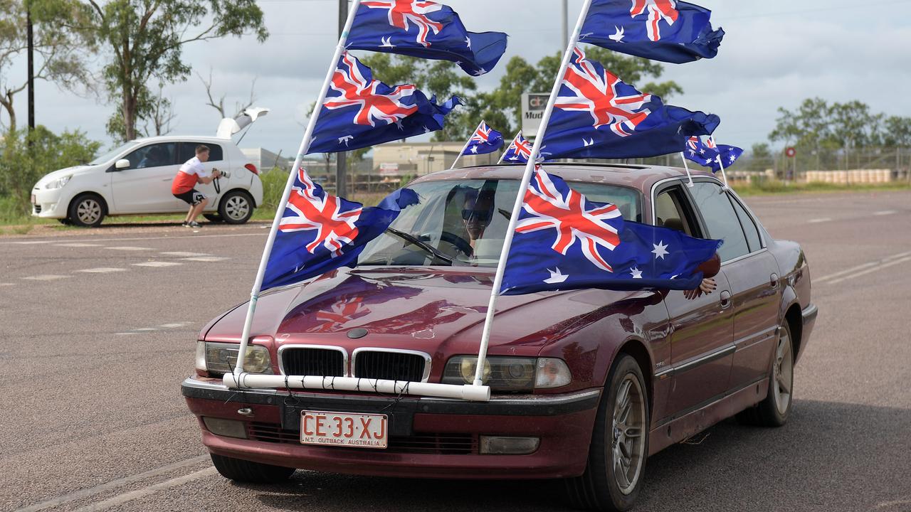 The Variety NT Ute Run in Hidden Valley. Picture: (A)manda Parkinson