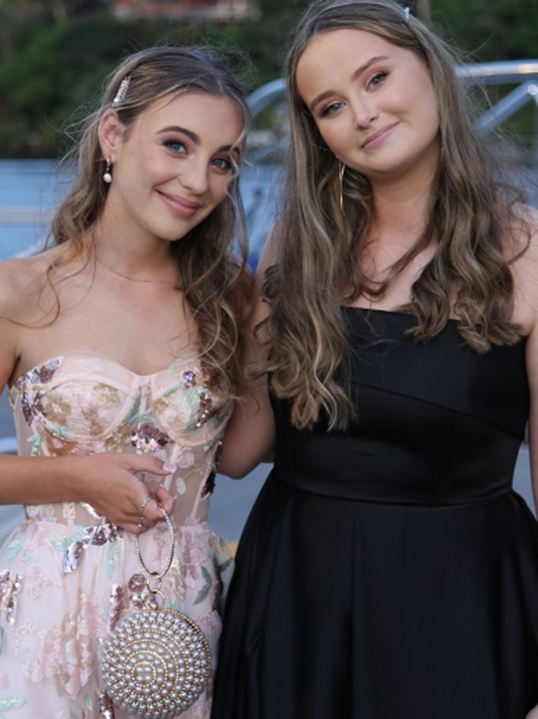 Pretty in pink ... these belles of the ball were dressed for the Carmel College 12 formal. PHOTOS: Ethan Bemet