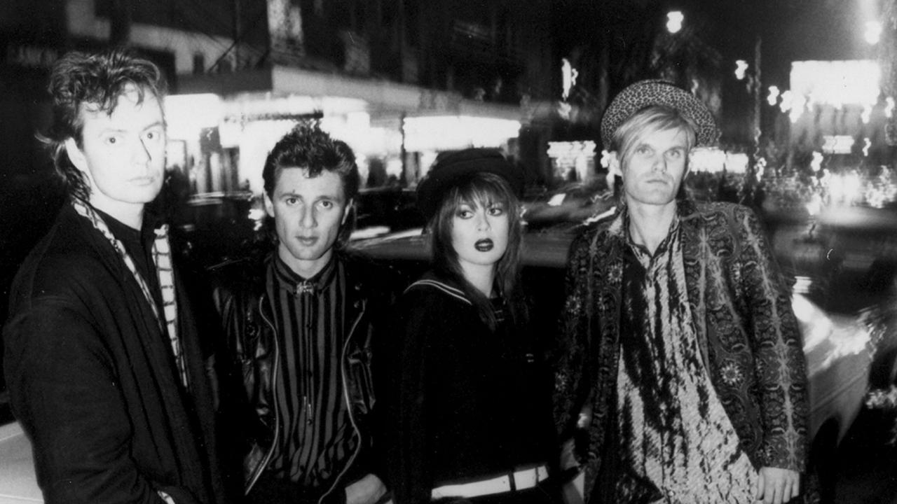 Grossman with The Divinyls in the 1980s. Picture: Supplied.