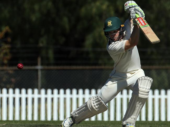 Matt Short carves a drive through the covers for Northcote.