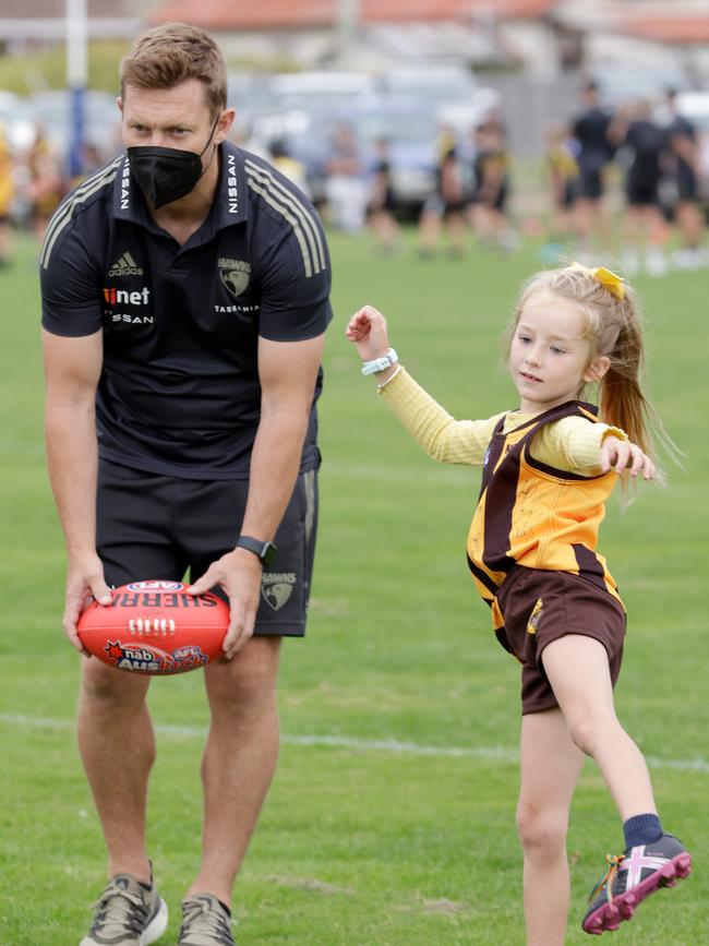 Sam Mitchell at the Community Clinic at Girdlestone Park in East Devonport. Picture: Grant Viney