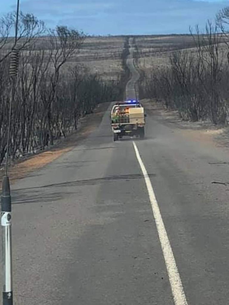 After the bushfires that hit Kangaroo Island. Picture: Aaron Coleman/ 9 News