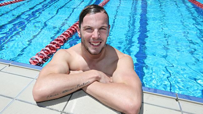 Olympic Gold medallist Kyle Chalmers. Picture: Annette Dew