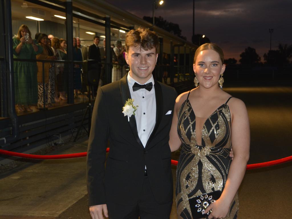 Ethan Horrigan and Olivia Khoeler at the Our Lady of the Southern Cross College Formal May 24th 2024