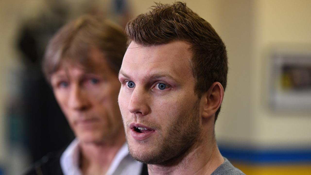 Jeff Horn is confident he will take care of Anthony Mundine. Picture: AAP