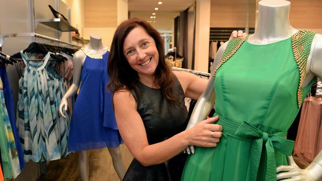 Karen Ristevski at her Bella Bleu boutique. Picture: Kylie Else