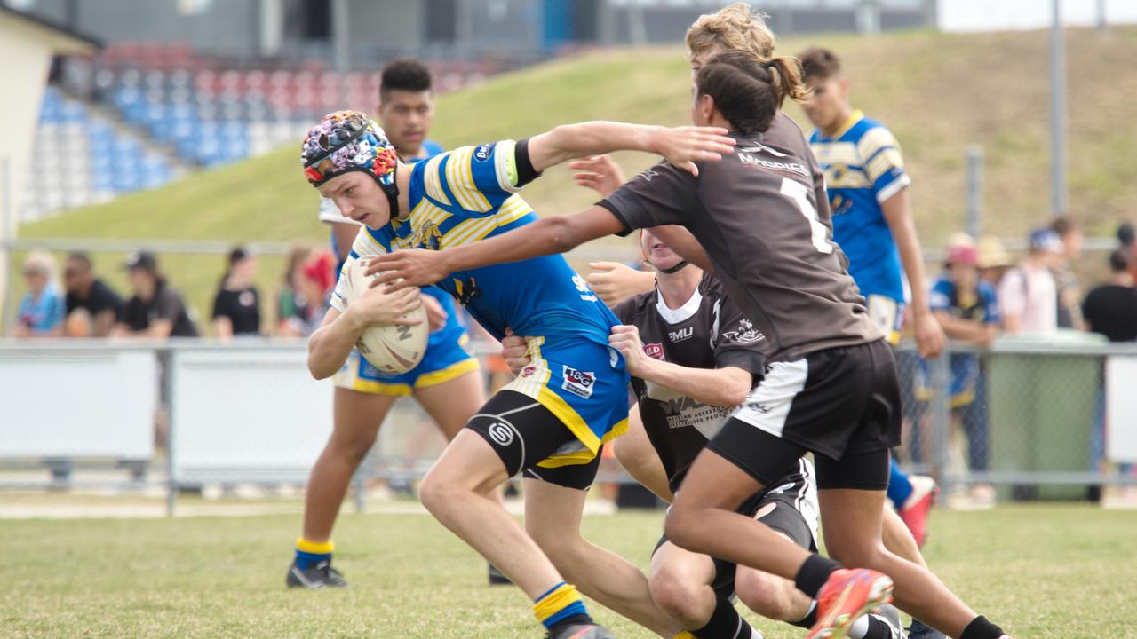 Rylan Frost in the Souths and Magpies clash in the RLMD U15s semi final, August 21, 2021. Picture: Marty Strecker