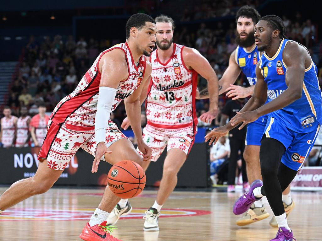 The Bullets couldn’t hang on to their lead against the Hawks. Picture: Getty Images