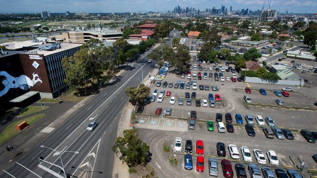 A view of the site for the proposed hospital and health hub. Picture: Jay Town