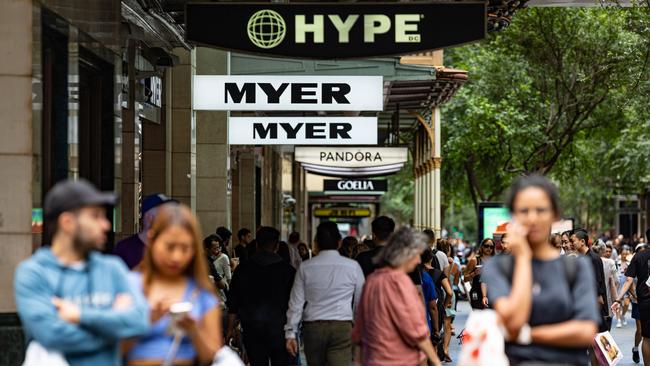 Retail spending in December, as measured by the<span id="U72671140805I0F" style="letter-spacing:0.011em;"> ABS, was easily the highest in any month ever at $44bn</span>. Picture: Chris Pavlich