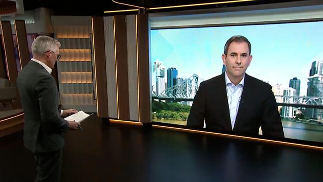 Jim Chalmers appears on the ABC’s Insiders program earlier this year. Picture: ABC